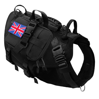 Tactical Dog Harness Military No Pull Pet Harness Vest