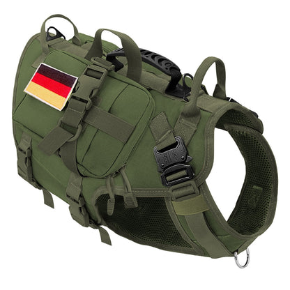Tactical Dog Harness Military No Pull Pet Harness Vest
