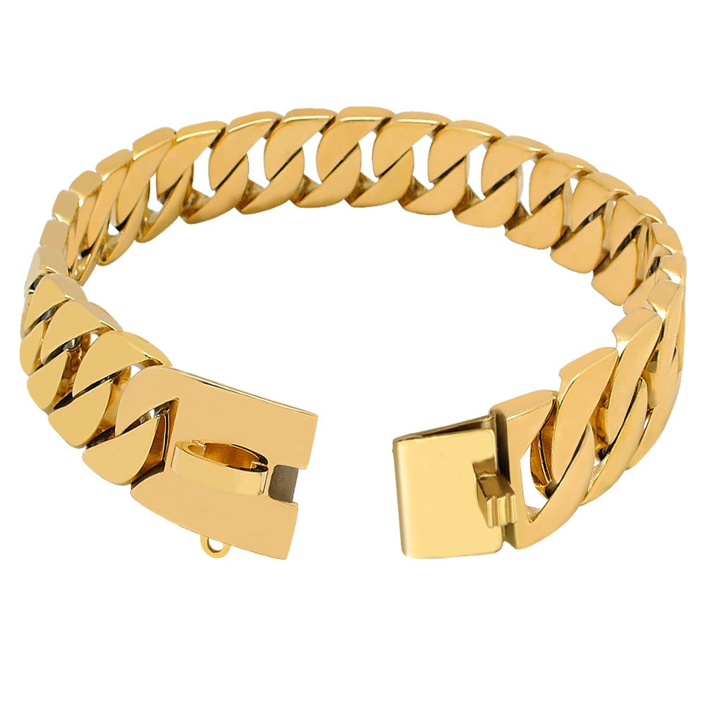 32MM Strong Metal Dog Chain Collars-5