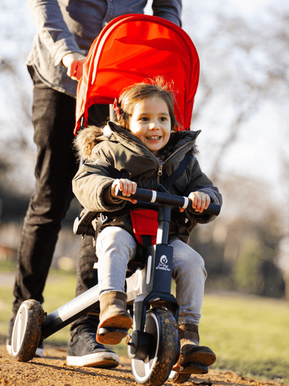 Foryourlittleone Xplor 6 in 1 Foldable Trike - Pastel Pink (10m-5y)