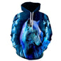 3D Hoodies Men Couple Wolf printed Hoodie Animal Hoody Sweatshirt Casual Tracksuit Pullover Jacket Autumn