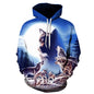 3D Hoodies Men Couple Wolf printed Hoodie Animal Hoody Sweatshirt Casual Tracksuit Pullover Jacket Autumn