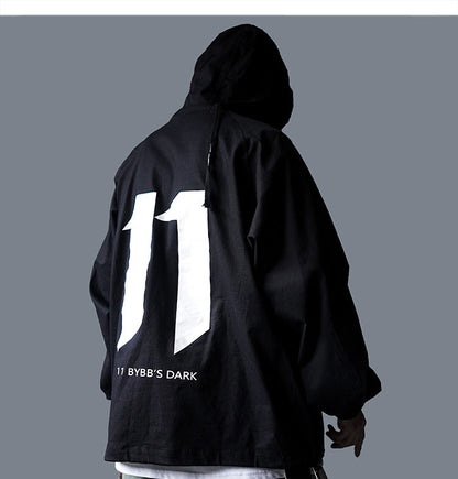 Hip Hop Men Cargo Jackes Autumn Fashion Casual Pullover Streetwear Harajuku Multi Pockets Male Coats Jacket