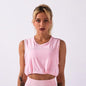 Sportswear Yoga Set Women GYM Clothing Solid Loose Tank Drawstring Crop Top Leggings Set Workout Running Fitness Tracksuit