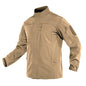 Soft shell Tactical  Jacket Mens Warm Military Waterproof Fleece  Jacket Windproof Multi-pockets Hunting Jacket Coat